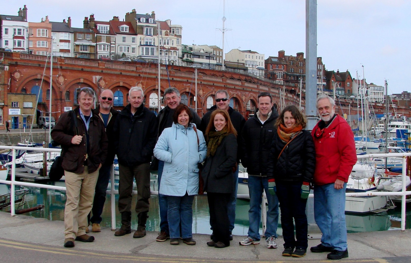 US and UK fisheries fact-finding, Ramsgate Harbor, UK March 2013